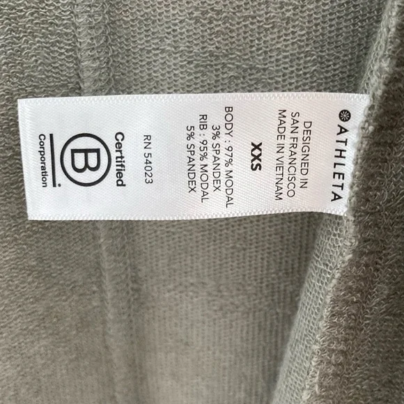 [Athleta] Pranayama Wrap Cardigan Sweater in Sage - Picture 10 of 12